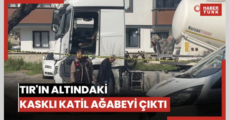 TIR ın altındaki kasklı katil ağabeyi çıktı