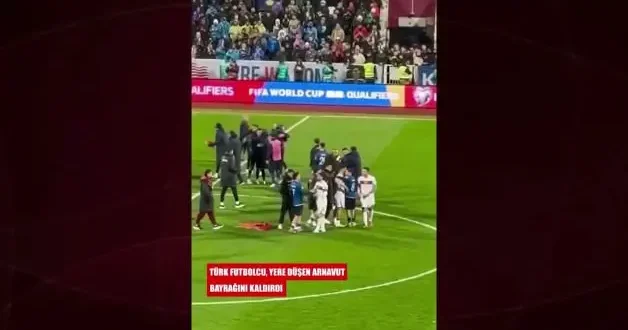 A milli takım oyuncusu Abdülkerim Bardakcı dan Priştinede alkışlanan centilmenlik örneği