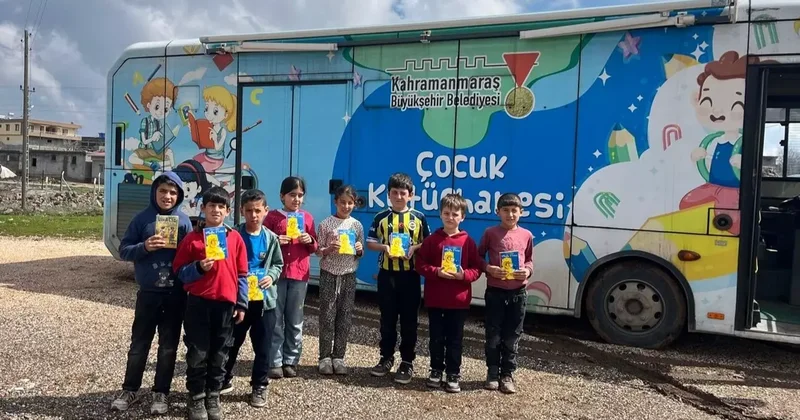 Kahramanmaraş’ta mobil kütüphane