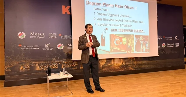 Japon deprem uzmanı Moriwaki den hayat kurtaran uyarılar Antalya Haberleri