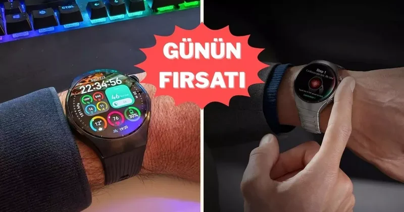 Stil ve teknoloji bir arada: Huawei Watch 5’te beklenen indirim geldi