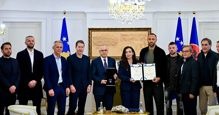 Kosova Milli Takımı na devlet nişanı