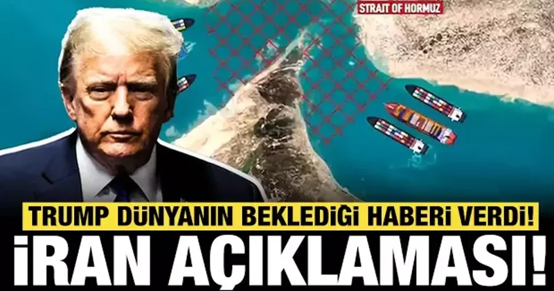 Trump tan son dakika İran açıklaması: Dünyanın beklediği haberi verdi!