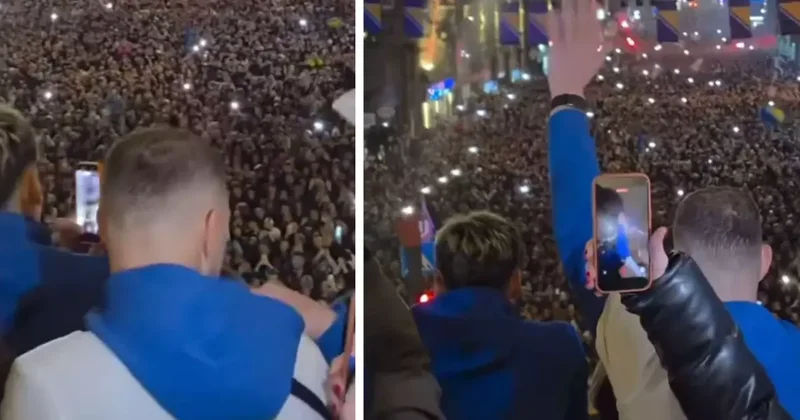 Kutlama dediğin böyle olur! Binlerce insan sokağa çıkıp onun adını haykırdı