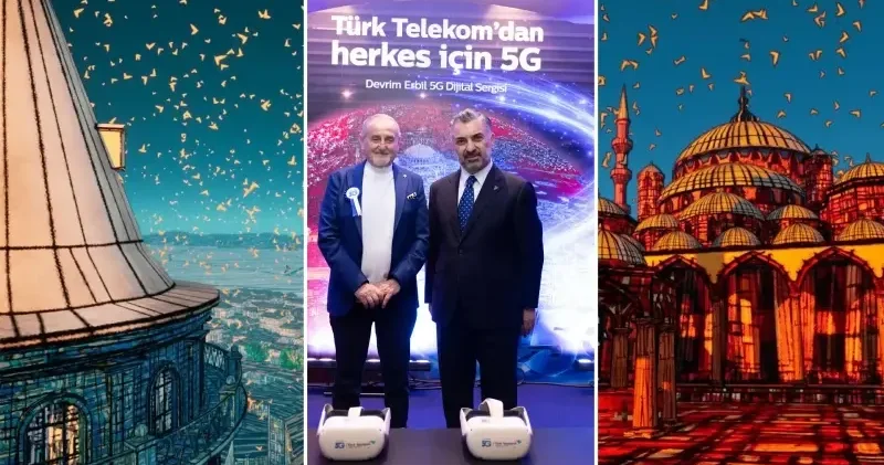 Türk Telekom 5G ile sanatta yeni bir devrin kapısını araladı: ‘Devrim Erbil Dijital Resim Sergisi’ AKM’de Mobil Haberleri