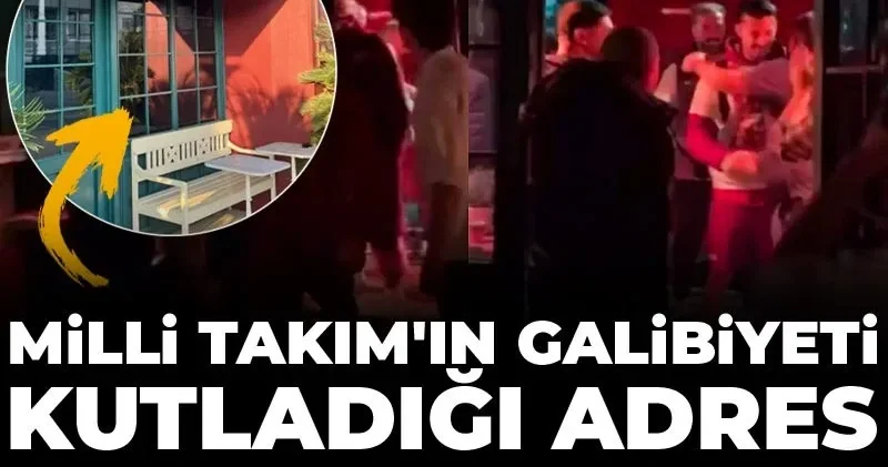 Milli Takım ın galibiyeti kutladığı adres çok konuşuldu!