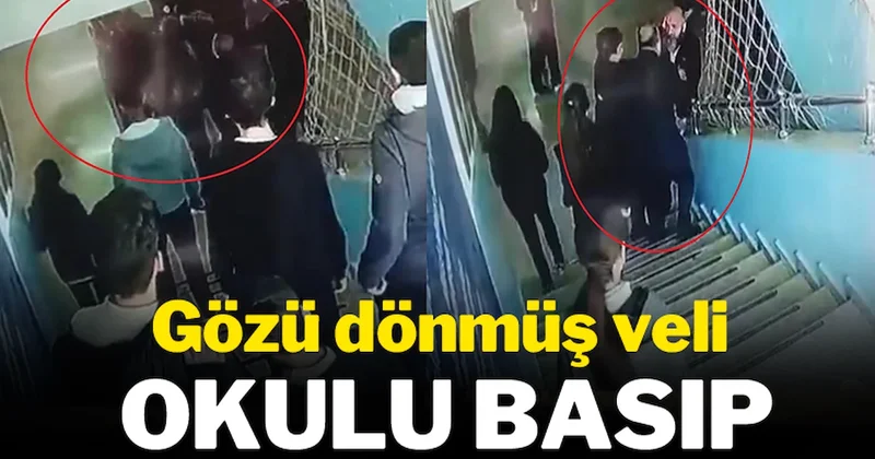 Gözü dönmüş veli okulu basıp öğretmeni dövdü! Sözcü Gazetesi