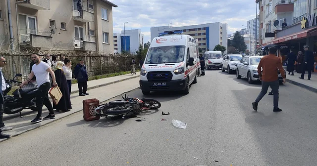 Ordu da dönüş yapan otomobil ile motosiklet çarpıştı: 1 yaralı Ordu Haberleri
