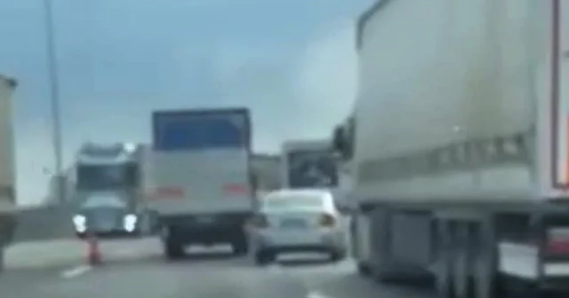 Makas atan otomobil sürücüsüne 90 bin TL ceza Gaziantep Haberleri