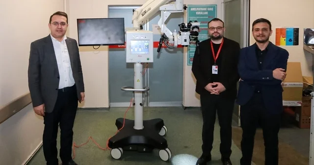 Hastaneye ileri teknoloji cerrahi operasyon mikroskobu Amasya Haberleri