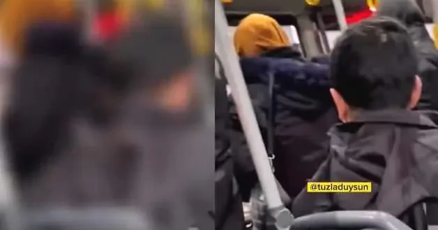 Tuzla da otobüste başörtüsü düşmanlığı: Sen kafandaki tülbenti bir çıkart