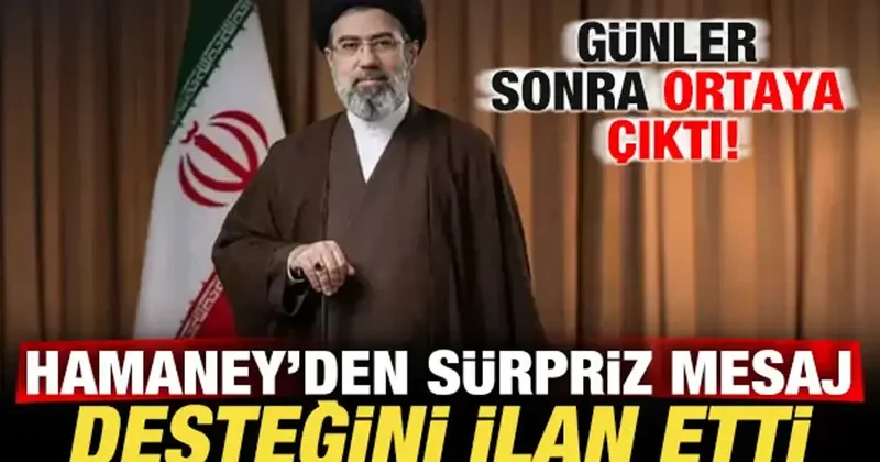 Hamaney den sürpriz mesaj! Desteğini ilan etti! Günler sonra ortaya çıktı