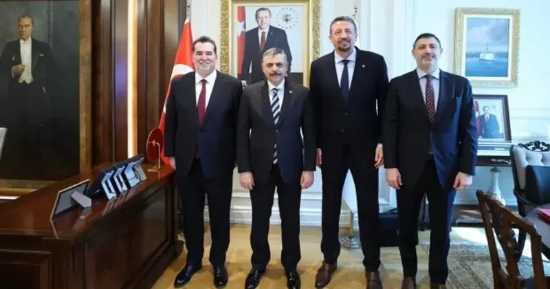 Hidayet Türkoğlu ndan Bakan Gürlek ve Bakan Çiftçi ye ziyaret