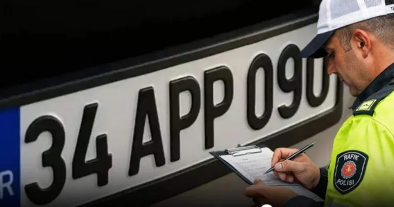 Milyonlarca sürücüyü ilgilendiriyor: APP plaka denetimleri başladı! Plakanızda bu 3 işaret yoksa yandınız