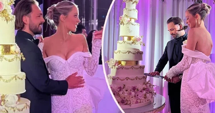 Lüks oteldeki gösterişli düğün bile sahteymiş... Ekran güzeli ile futbolcu sevgilisi Evlendik diye herkesi kandırmış!