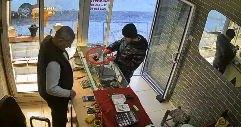 Kuyumcudan 60 bin liralık yüzüğü alıp kaçan şüpheli yakalandı