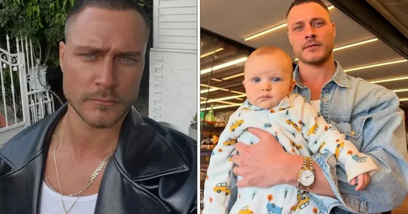 Aynı babası! Burak Çelik in oğlu Aslan görenleri şaşırttı