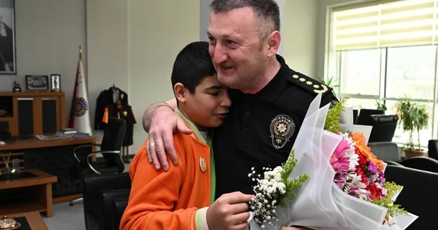 Özel öğrencilerden Erzincan Emniyetine anlamlı ziyaret Erzincan Haberleri