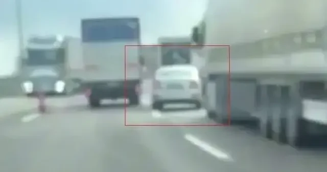 Gaziantep te makas atarak trafiği tehlikeye sokan sürücüye 90 bin TL ceza VİDEO İZLE