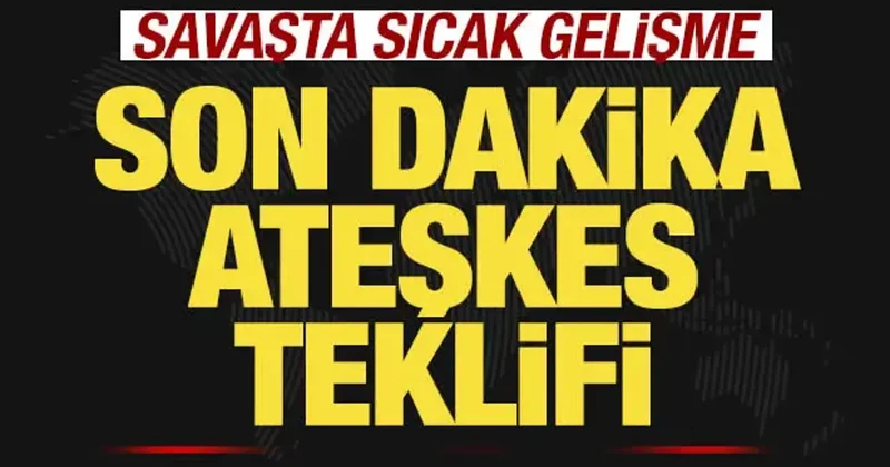 Orta Doğu da savaş devam ederken son dakika ateşkes teklifi! Putin in kararı bekleniyor