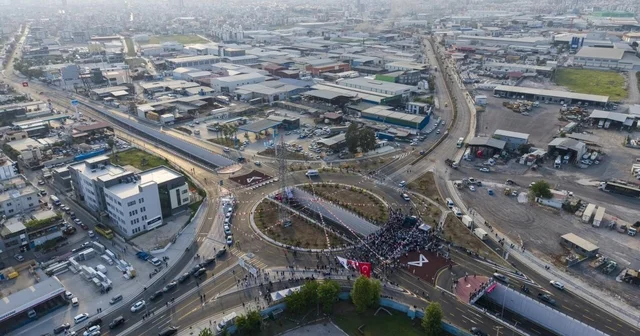 Mersin de Hal Katlı Kavşağı hizmete açıldı Mersin Haberleri