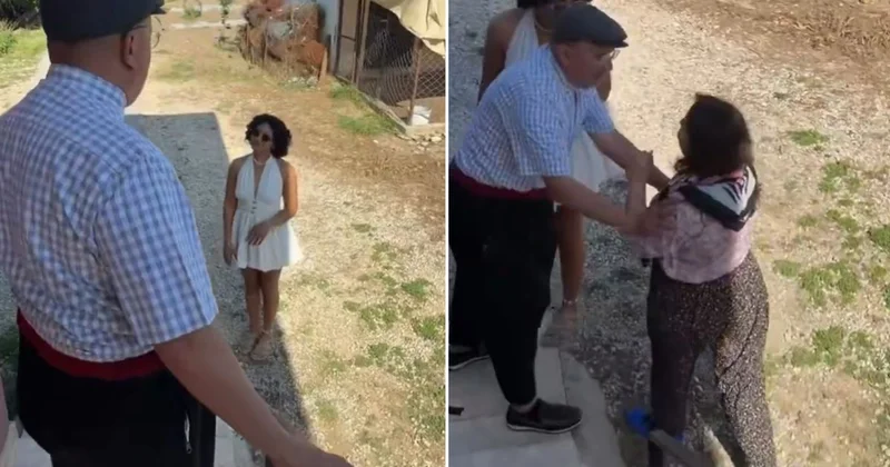 Yolunu kaybeden turistle eşini kıskandırdı, ortalık fena karıştı