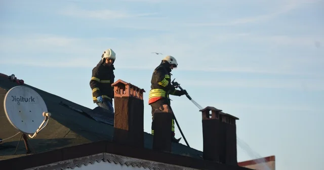 Ordu da 5 katlı binanın çatısında yangın Ordu Haberleri