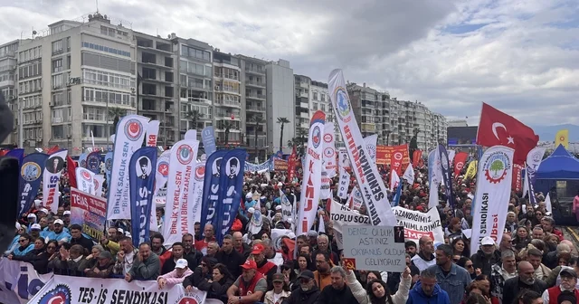 İzmir de 1 Mayıs coşkuyla kutlandı İzmir Haberleri