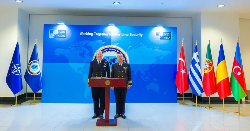 NATO Müttefik Deniz Komutanı Koramiral Pedre, Deniz Güvenliği Mükemmeliyet Merkezini ziyaret etti