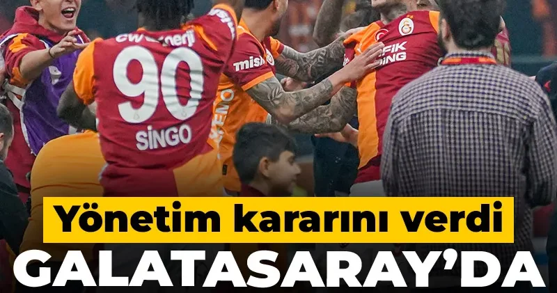 Galatasaray da hayal kırıklığı yarattı: Yönetim kararını verdi