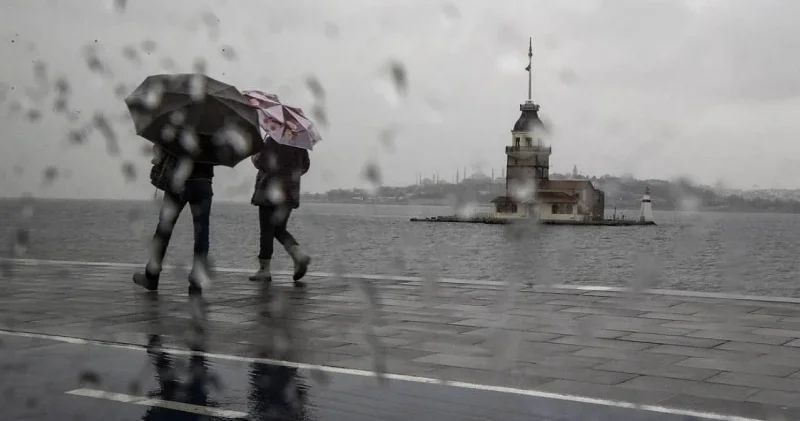 Aralıksız 15 saat yağacak: Şemsiyeleri hazırlayın İstanbul da yağmur kapıda Aktüel Haberleri