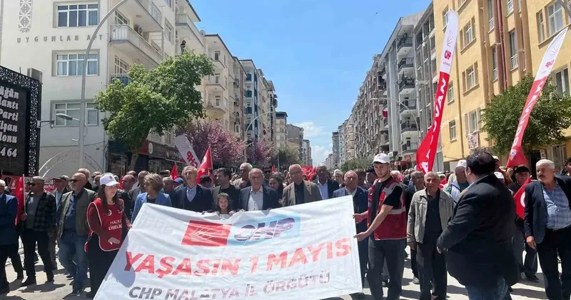 Malatya’da 1 Mayıs kutlandı