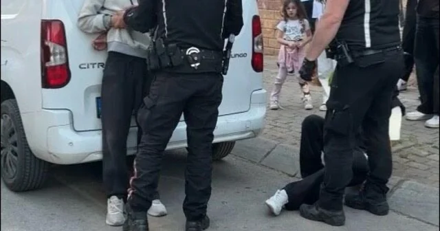 Kaçan motosiklet sürücüsü, kazadan sonra polise sarılıp ağladı Aydın Haberleri