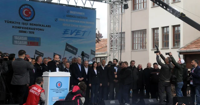 TÜRK İŞ Başkanı Atalay: 28 bin lirayla 1 ay bırakın, 1 hafta geçinemezsiniz Edirne Haberleri
