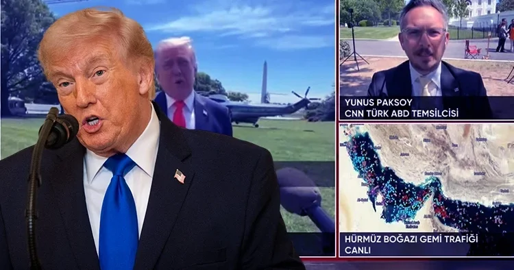 Trump CNN Türk e konuştu: Abluka inanılmaz, çok güçlü