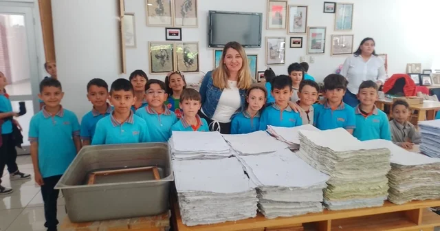 Minik öğrenciler geri dönüşümü yerinde öğrendiler Eskişehir Haberleri