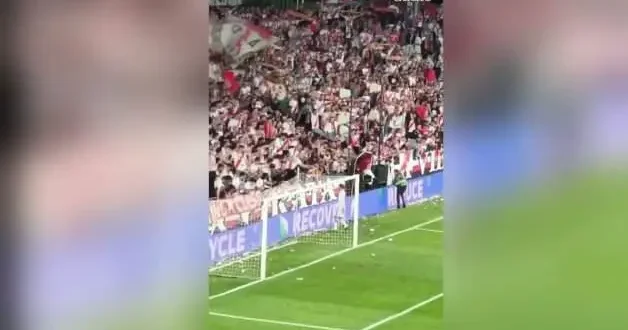 Finale bir adım kala gelen tarihi zafer Filistin bayrağıyla kutlandı!