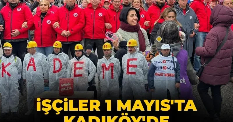 CANLI İşçiler 1 Mayıs ta Kadıköy de meydanı doldurdu!