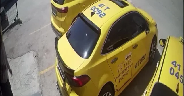 Görme engelli yayanın zor anları kamerada Kocaeli Haberleri