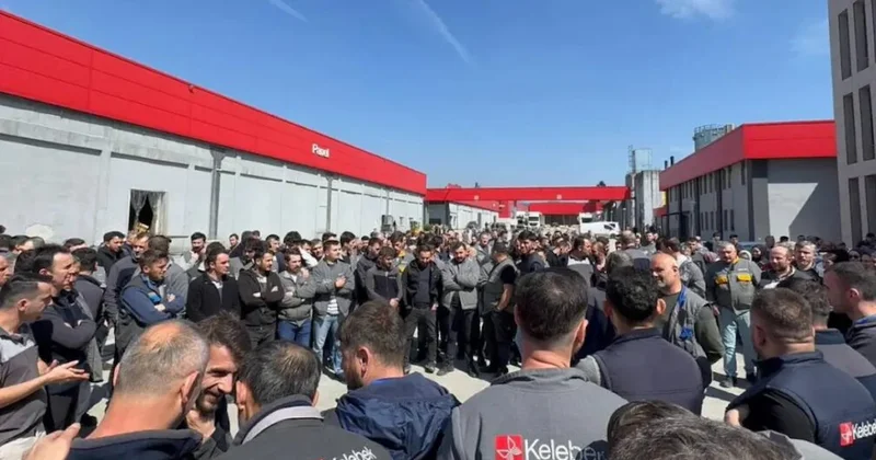 Mobilya işçileri haklarını aramak için eylemde Sözcü Gazetesi
