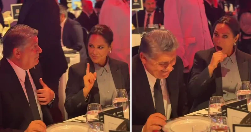 Serdar Adalı ve Hülya Avşar aynı masada! Verdiği tepki dikkatlerden kaçmadı