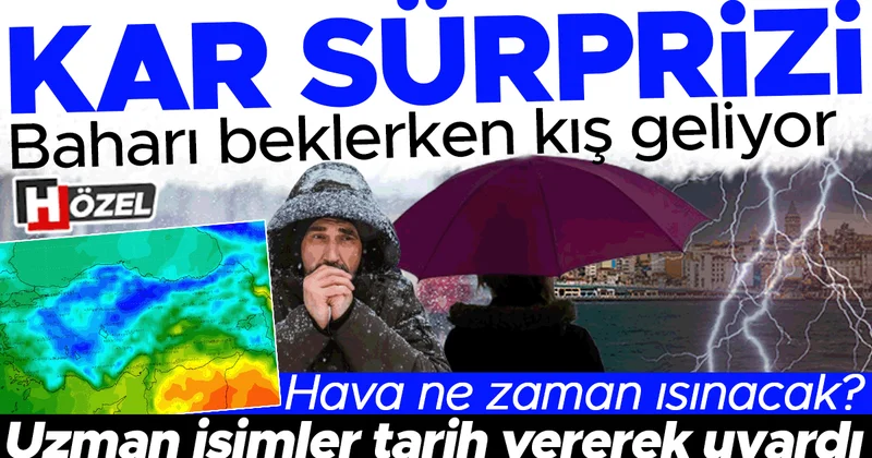 Baharı beklerken kış geliyor: Kar sürprizi! Mayıs boyunca hava nasıl olacak? Uzman isimler tarih vererek uyardı