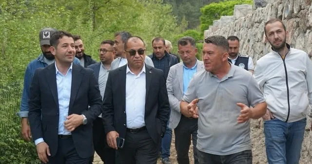Feke de Sokak Sağlıklaştırma Projesi yerinde incelendi Adana Haberleri