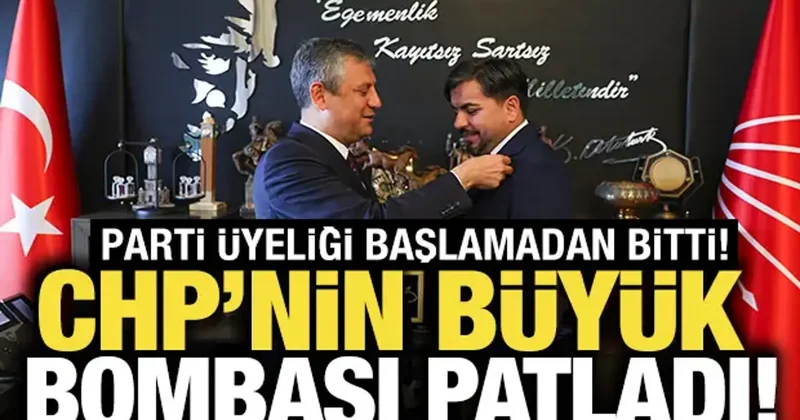CHP nin büyük bombası patladı! Parti üyeliği başlamadan bitti