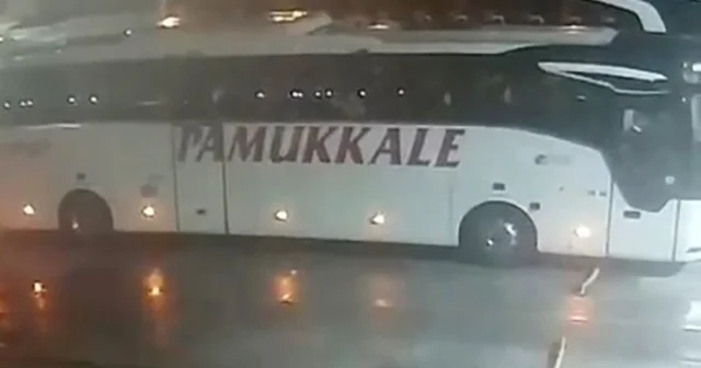 3 kişinin öldüğü kazada otobüsün Tekirdağ da otogardan çıkış anına ait görüntüler ortaya çıktı Tekirdağ Haberleri
