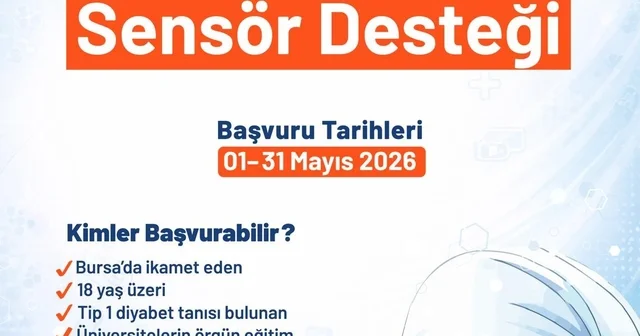 Büyükşehir den diyabetli öğrencilere sensör desteği Bursa Haberleri