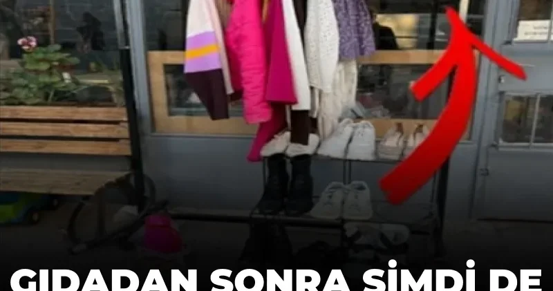 Gıdadan sonra şimdi de askıda kıyafet dönemi