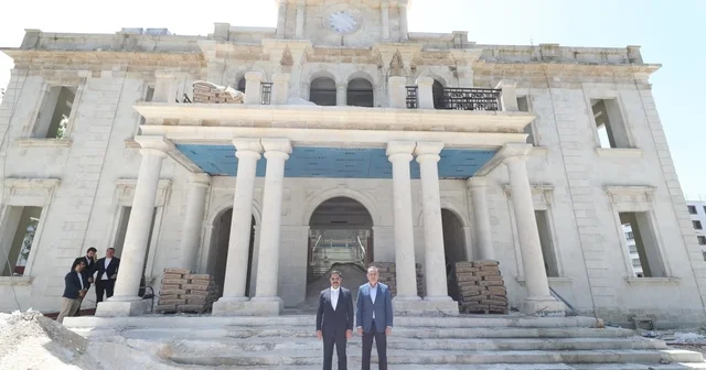 Tarihi valilik binasında restorasyon çalışmaları sürüyor Hatay Haberleri