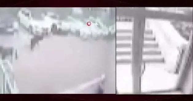 Beylikdüzü nde sokak köpeklerinin kovaladığı vatandaş kıl payı kurtuldu