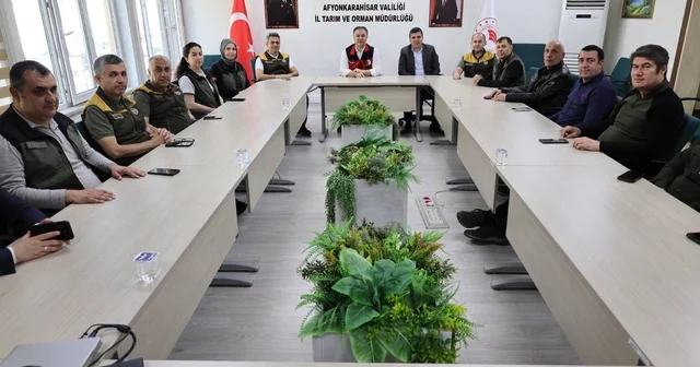 Tarım ve Orman İl Müdürlüğü tarafından koordinasyon toplantısı yapıldı Afyonkarahisar Haberleri